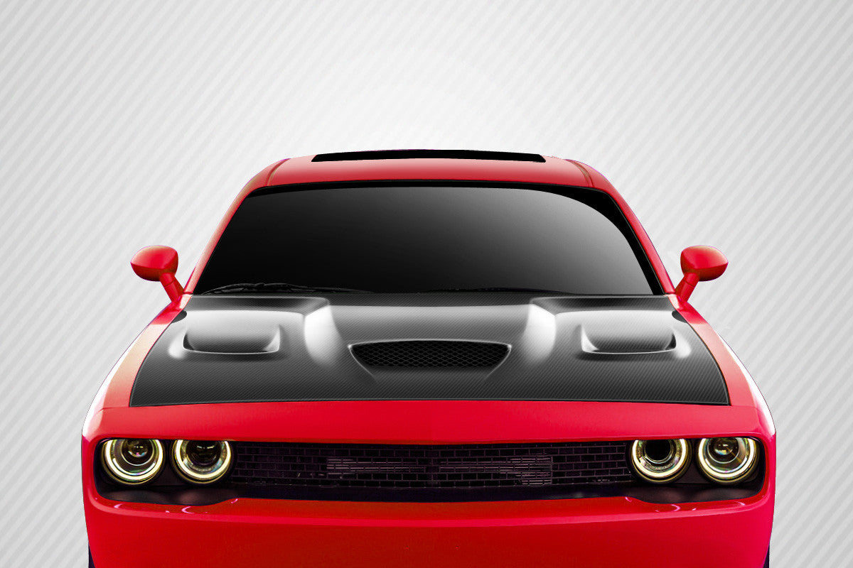 Carbon Creations 2008-2015 Dodge Challenger Hellcat Look Hood