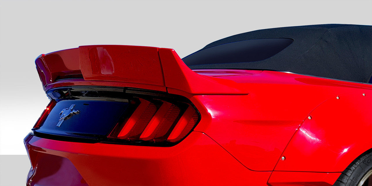 Duraflex 2015-2016 Ford Mustang Grid Rear Wing Spoiler - 3 Piece