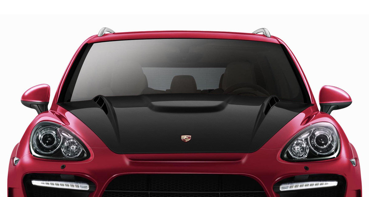 Carbon Creations 2011-2014 Porsche Cayenne Carbon AF-3 Hood ( carbon fiber) - 1 Piece