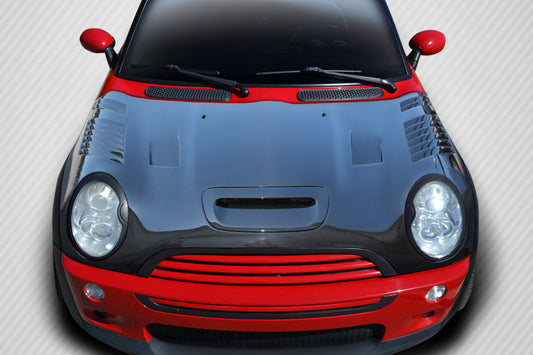 Carbon Creations DriTech 2002-2006 Mini Cooper Racer Hood - 1 Piece