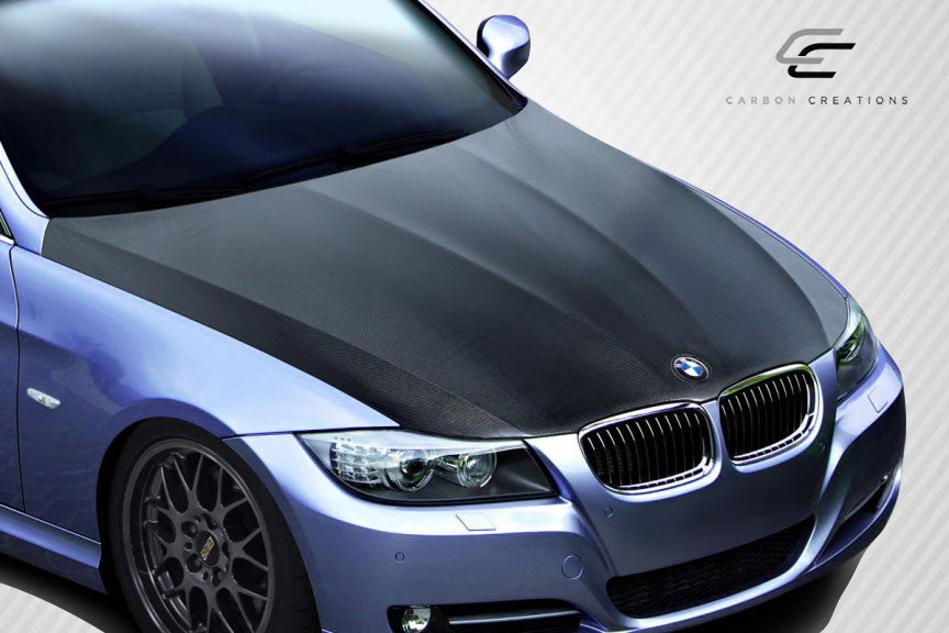 Carbon Creations 2009-2011 BMW 3 Series E90 4DR DriTech OEM Hood - 1 Piece