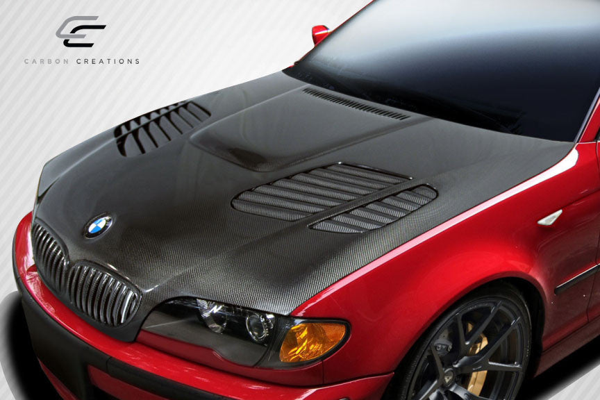 Carbon Creations 2004-2006 BMW 3 Series E46 2DR DriTech GTR Hood - 1 Piece