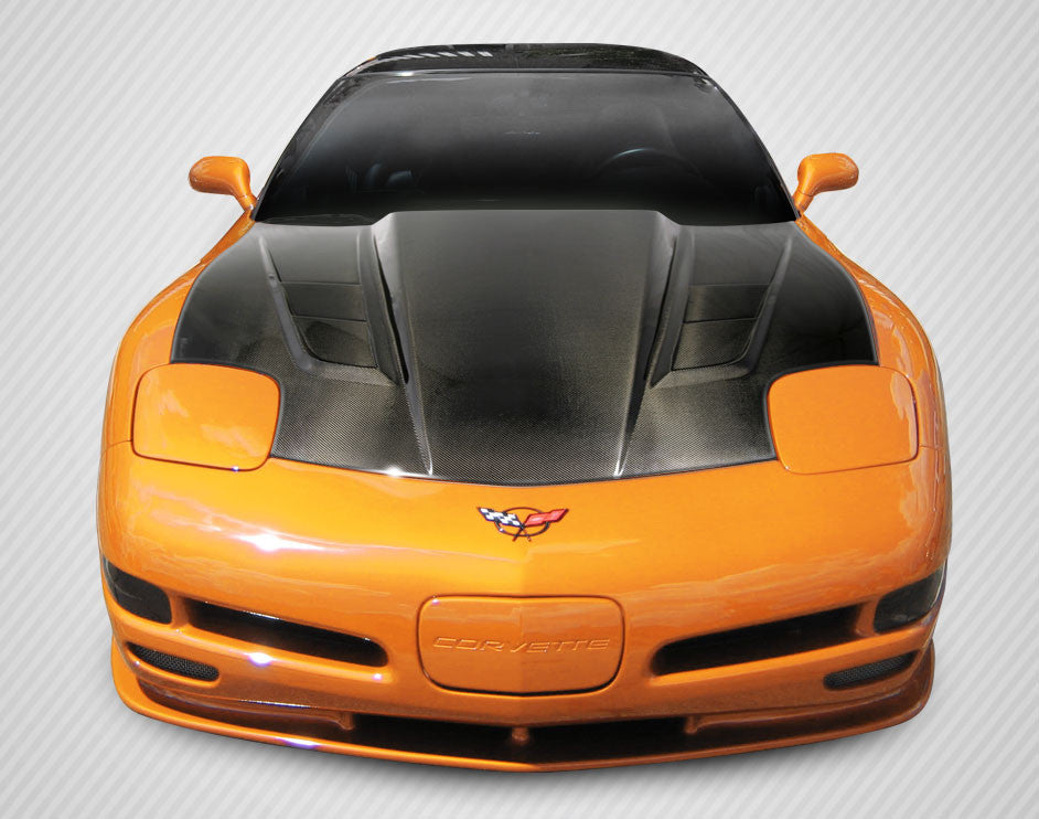 Carbon Creations 1997-2004 Chevrolet Corvette C5 DriTech H Design Hood - 1 Piece