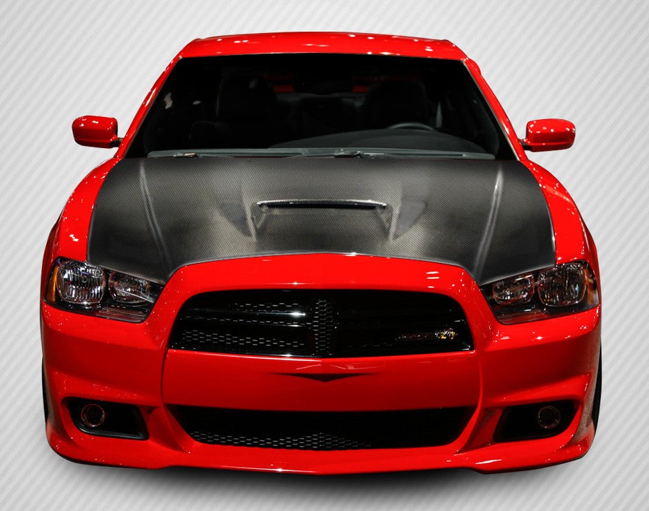 Carbon Creations 2011-2014 Dodge Charger DriTech SRT2 Hood - 1 Piece