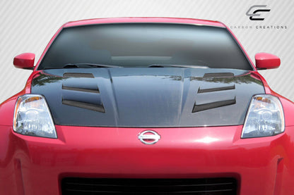 Carbon Creations 2003-2006 Nissan 350Z Z33 DriTech AM-S Hood - 1 Piece