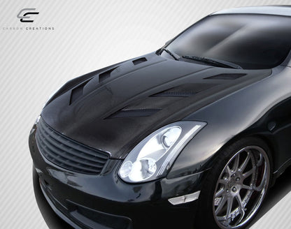 Carbon Creations 2003-2007 Infiniti G Coupe G35 DriTech AM-S Hood - 1 Piece