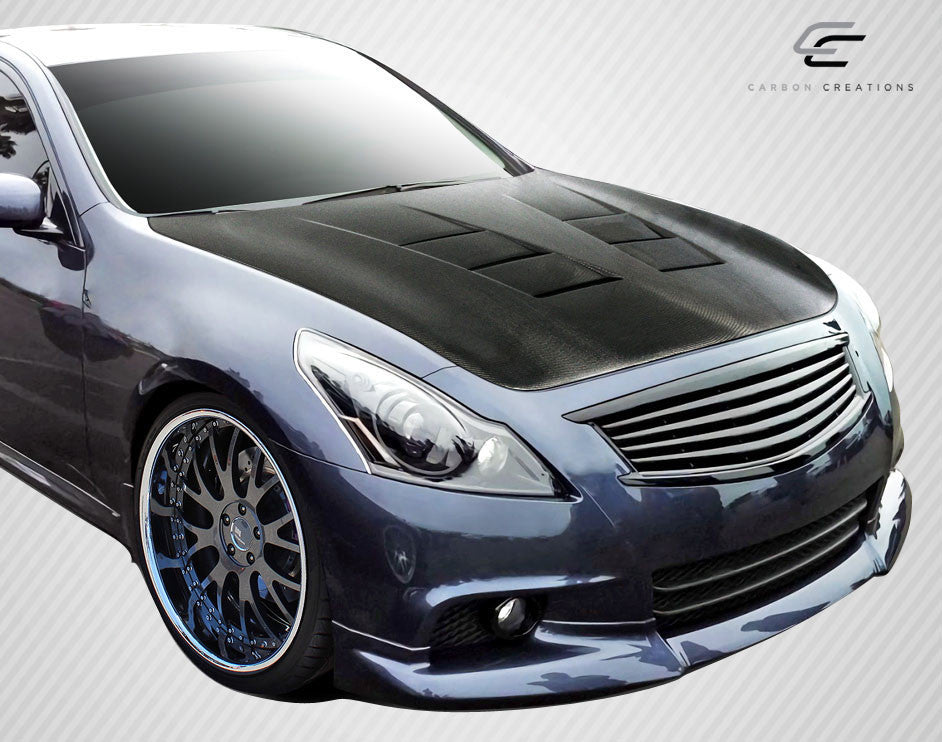 Carbon Creations 2007-2013 Infiniti G Sedan G25 G35 G37 / Q40 DriTech TS-1 Hood (112965)