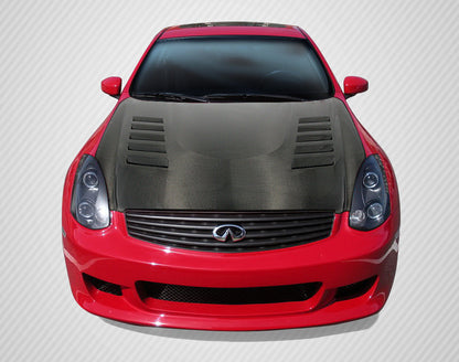 Carbon Creations 2003-2007 Infiniti G Coupe G35 DriTech O Design Hood - 1 Piece