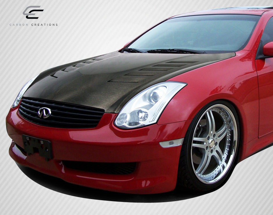 Carbon Creations 2003-2007 Infiniti G Coupe G35 DriTech O Design Hood - 1 Piece