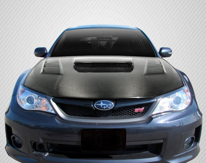 Carbon Creations 2008-2011 Subaru Impreza 2008-2014 WRX STI DriTech C-1 Hood - 1 Piece