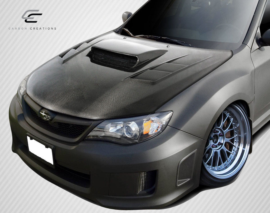 Carbon Creations 2008-2011 Subaru Impreza 2008-2014 WRX STI DriTech C-1 Hood - 1 Piece