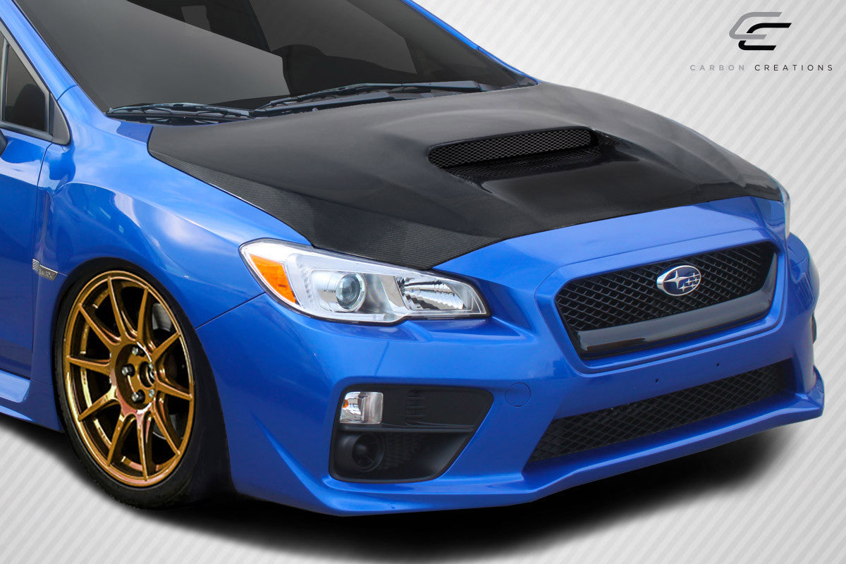 Carbon Creations 2015-2016 Subaru WRX OEM Hood - 1 Piece