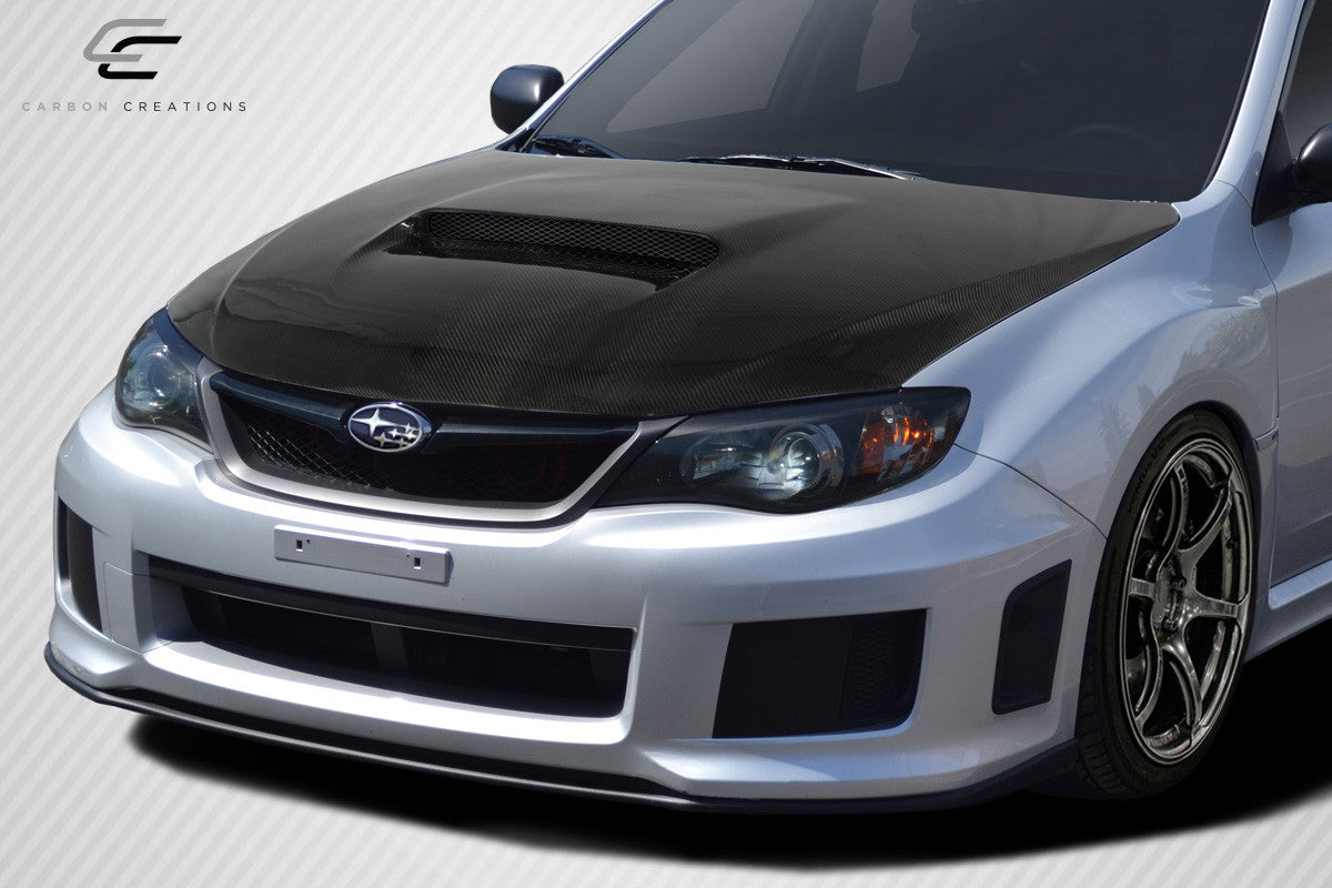 Carbon Creations 2008-2011 Subaru Impreza 2008-2014 WRX STI STI Look Hood - 1 Piece