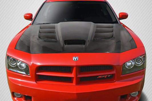 Carbon Creations 2006-2010 Dodge Charger DriTech Viper Look Hood - 1 Piece