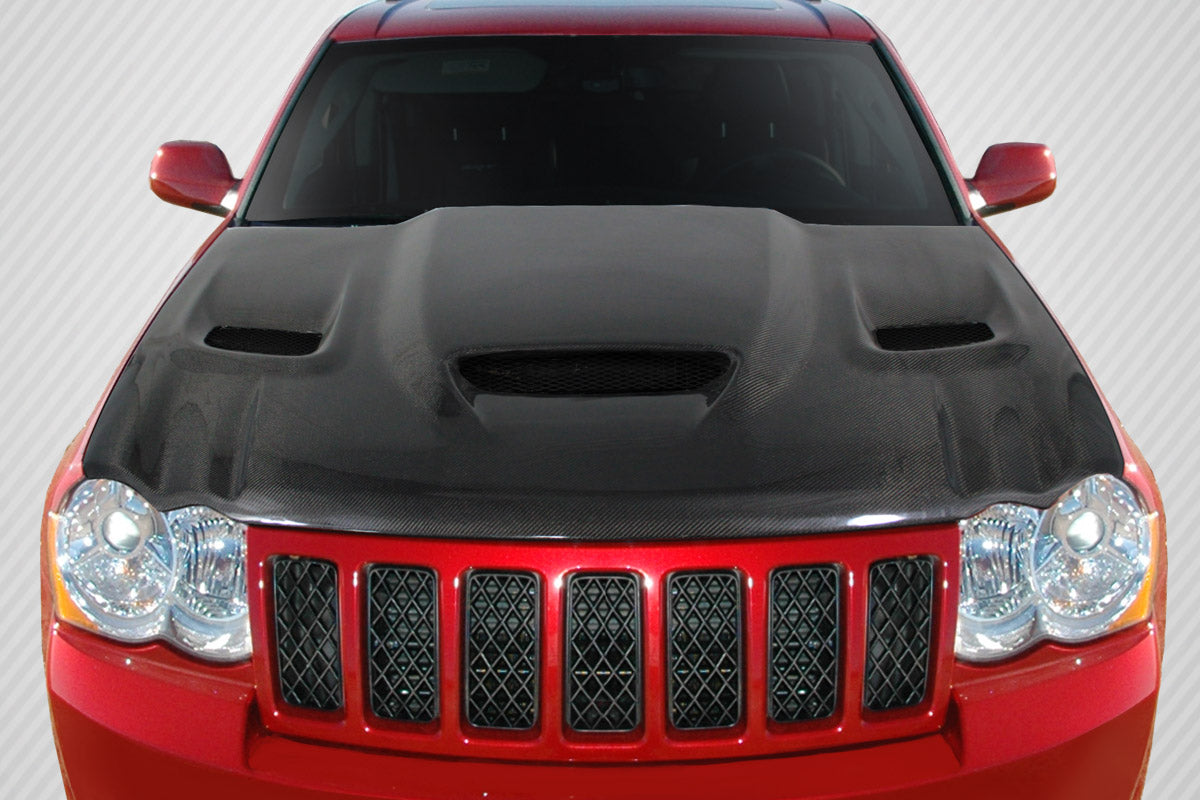2005-2010 Jeep Grand Cherokee Carbon Creations DriTech Hellcat look Hood