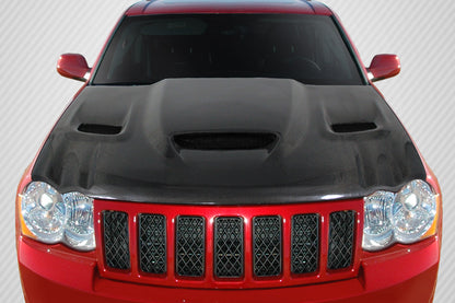 2005-2010 Jeep Grand Cherokee Carbon Creations DriTech Hellcat look Hood