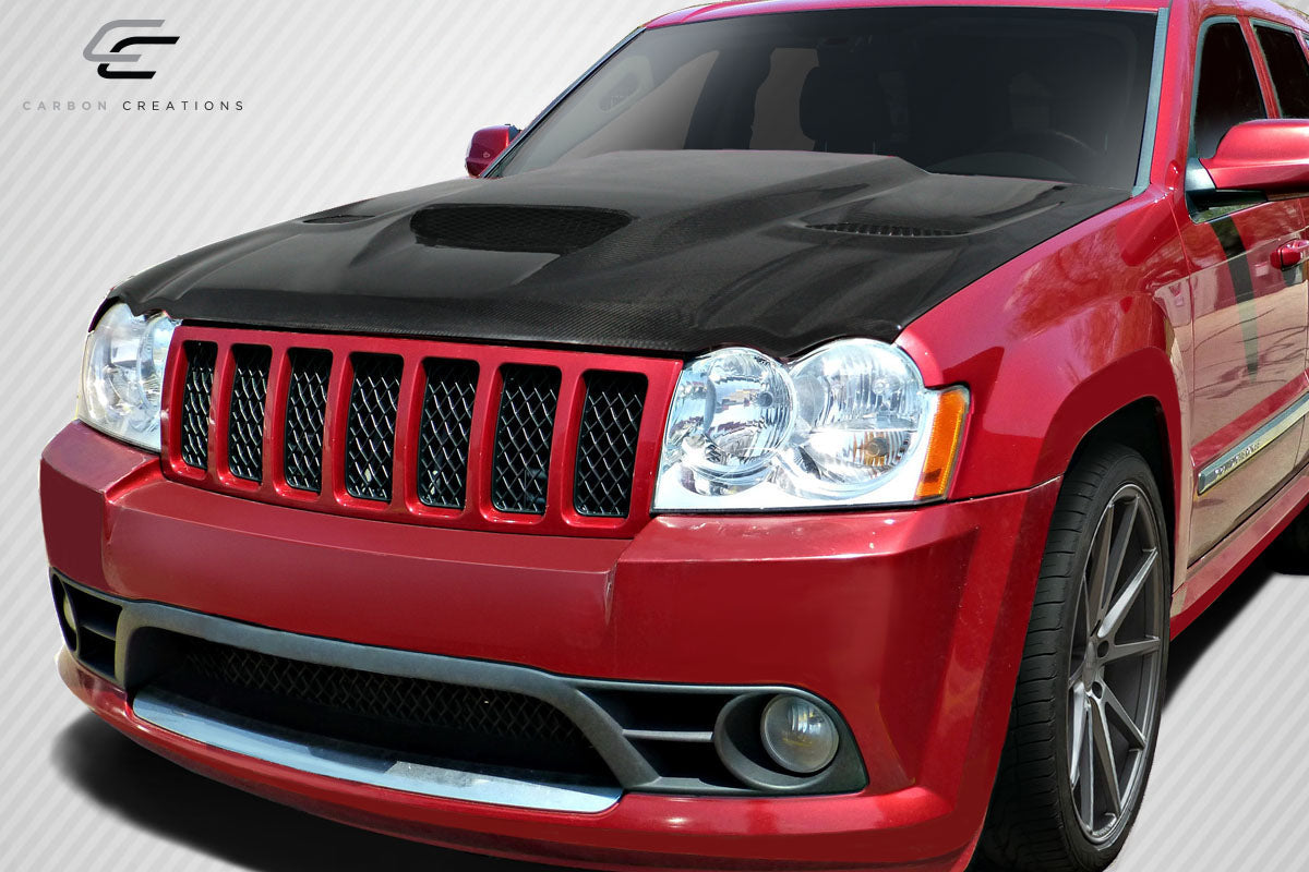 05-10 Jeep Grand Cherokee DriTech Hellcat type carbon fiber hood