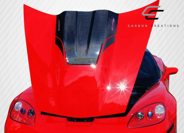 Carbon Creations 2005-2013 Chevrolet Corvette C6 DriTech ZR Edition Hood - 1 Piece