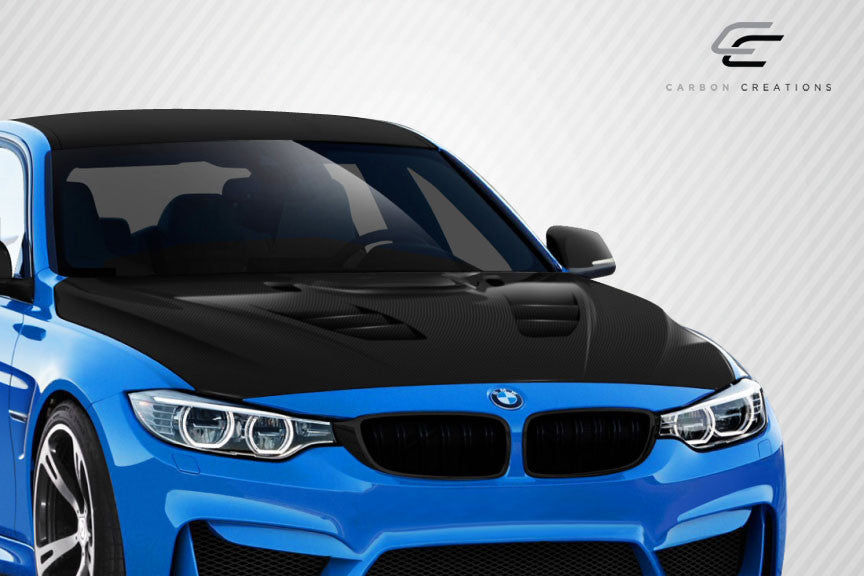 Carbon Creations 2012-2018 BMW 3-Series F30 4-Series F32 DriTech Eros V-1 hood