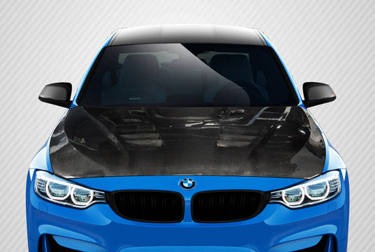 Carbon Creations 2012-2018 BMW 3-Series F30 4-Series F32 DriTech Eros V-1 Hood