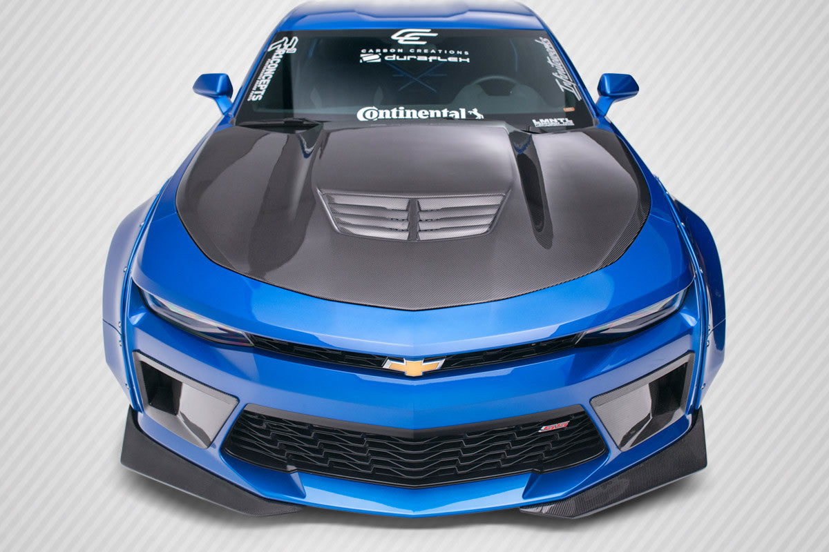 Carbon Creations 2016-2018 Chevrolet Camaro DriTech Grid Hood - 1 Piece