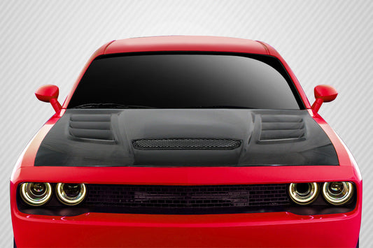 Carbon Creations 2008-2018 Dodge Challenger Viper Look Hood - 1 Piece