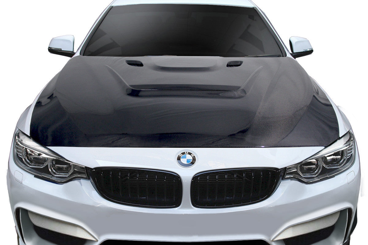 Carbon Creations 2012-2018 BMW 3 Series F30 / 2014-2018 4 Series F32 Carbon AF-1 Hood - 1 Piece ( carbon fiber )