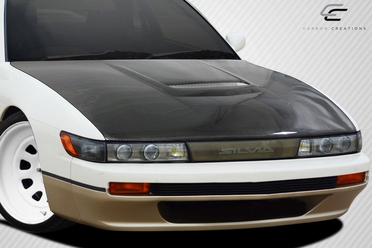 Carbon Creations 1989-1994 Nissan Silvia S13 M-1 Sport Hood - 1 Piece