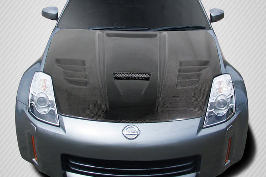 Carbon Creations 2003-2006 Nissan 350Z Z33 Vader Hood - 1 Piece