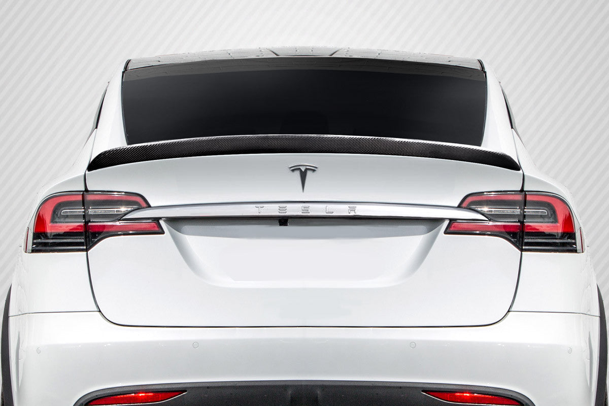 Carbon Creations 2016-2020 Tesla Model X High Kick Rear Wing Spoiler