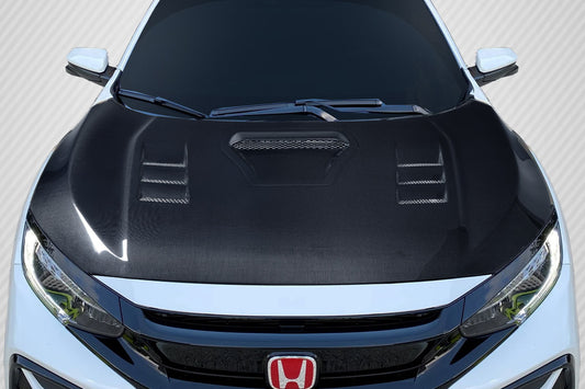 Carbon Creations 2017-2020 Honda Civic TS-1 Look Hood (116714)