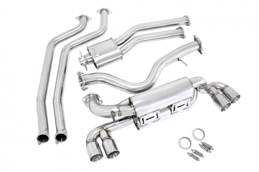 Megan Racing BMW E82 1M 2011+ OE-RS Stainles Roll Tip Cat Back Exhaust (MR-ABE-BE821M-SRT + MIDPIPE-BE821M)