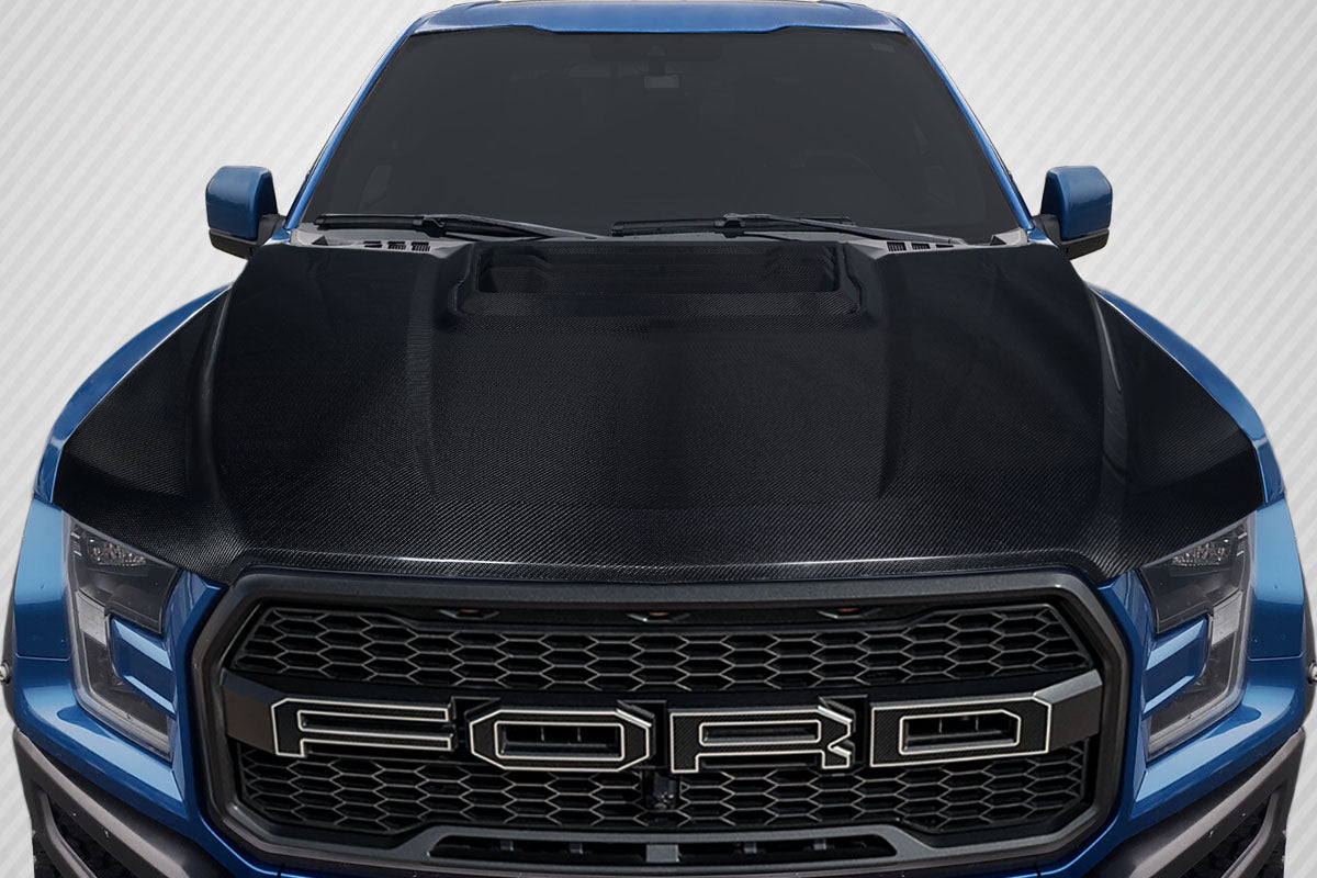 2017-2020 Ford Raptor Carbon Creations OEM Look Hood