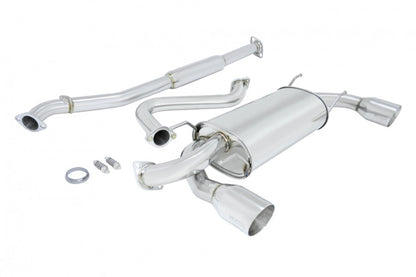 Megan Racing Scion FRS Subaru BRZ 13+ Roll Tip CatBack Exhaust (MR-CBS-SFR12-M + MR-CBS-SFR12-SRT-R)