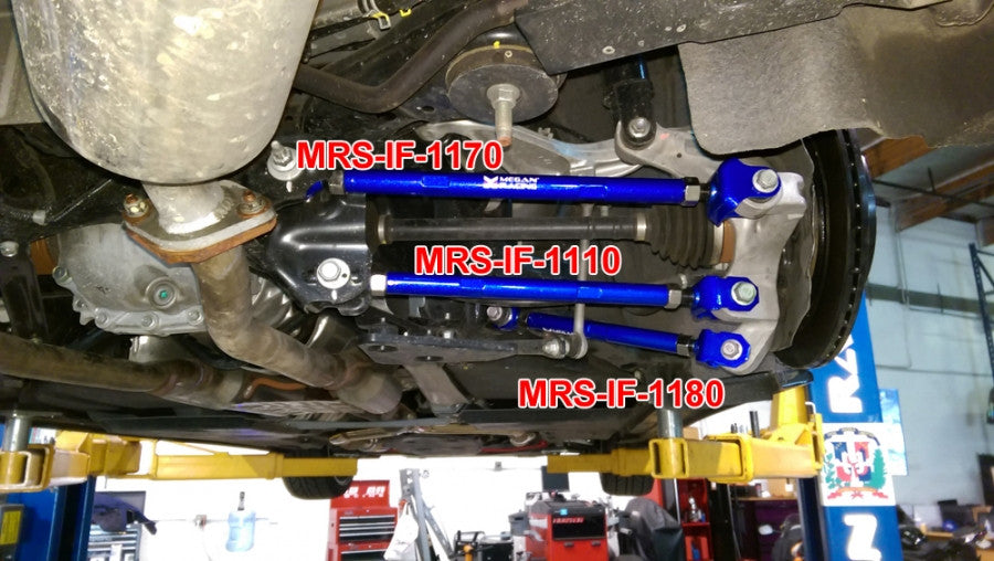 Megan Racing M37/M56/M35h 11-13 Q70 Q50 14+ RWD Traction Rod Rear (MRS-IF-1180)