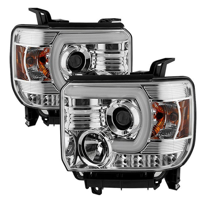 14-15 GMC Sierra 1500 2500HD 3500 HD Projector headlights chrome