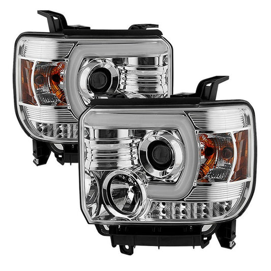 14-15 GMC Sierra 1500 2500HD 3500 HD Projector headlights chrome