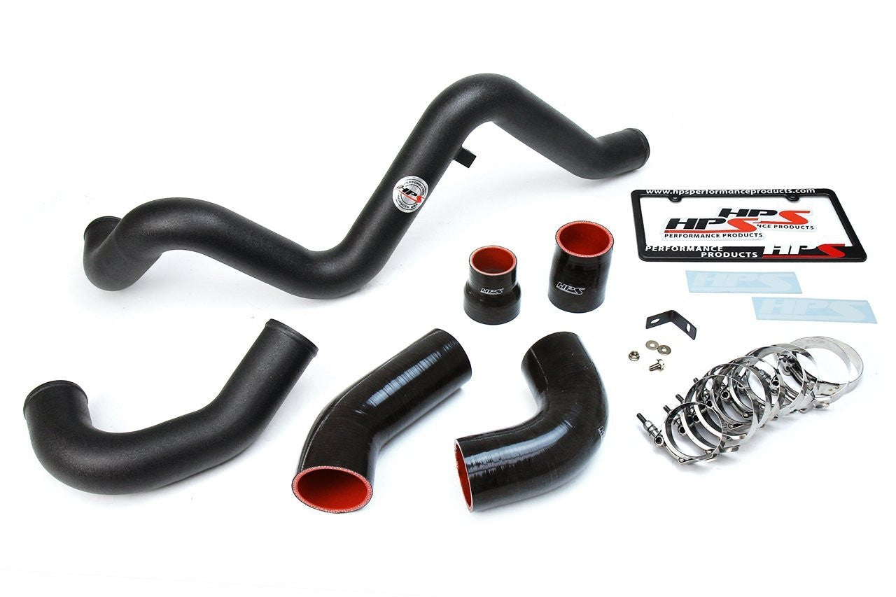 HPS Black Intercooler Charge Pipe Hot and Cold Side 17-104WB