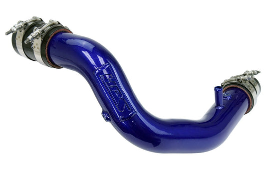 HPS Blue Intercooler Charge Pipe with Silicone Boots Hot Side 17-122BL