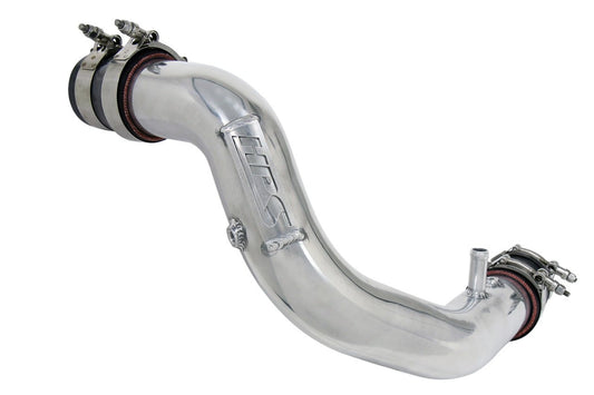 HPS Polish Intercooler Charge Pipe with Silicone Boots Hot Side 17-122P