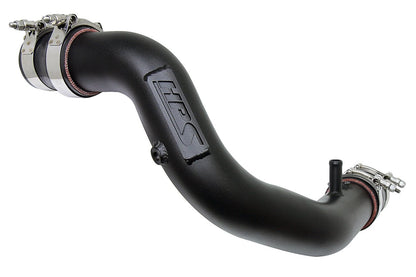 HPS Black Intercooler Charge Pipe with Silicone Boots Hot Side 17-122WB