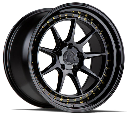 19x11.5 Aodhan DS-X gloss black Step lips performance wheel