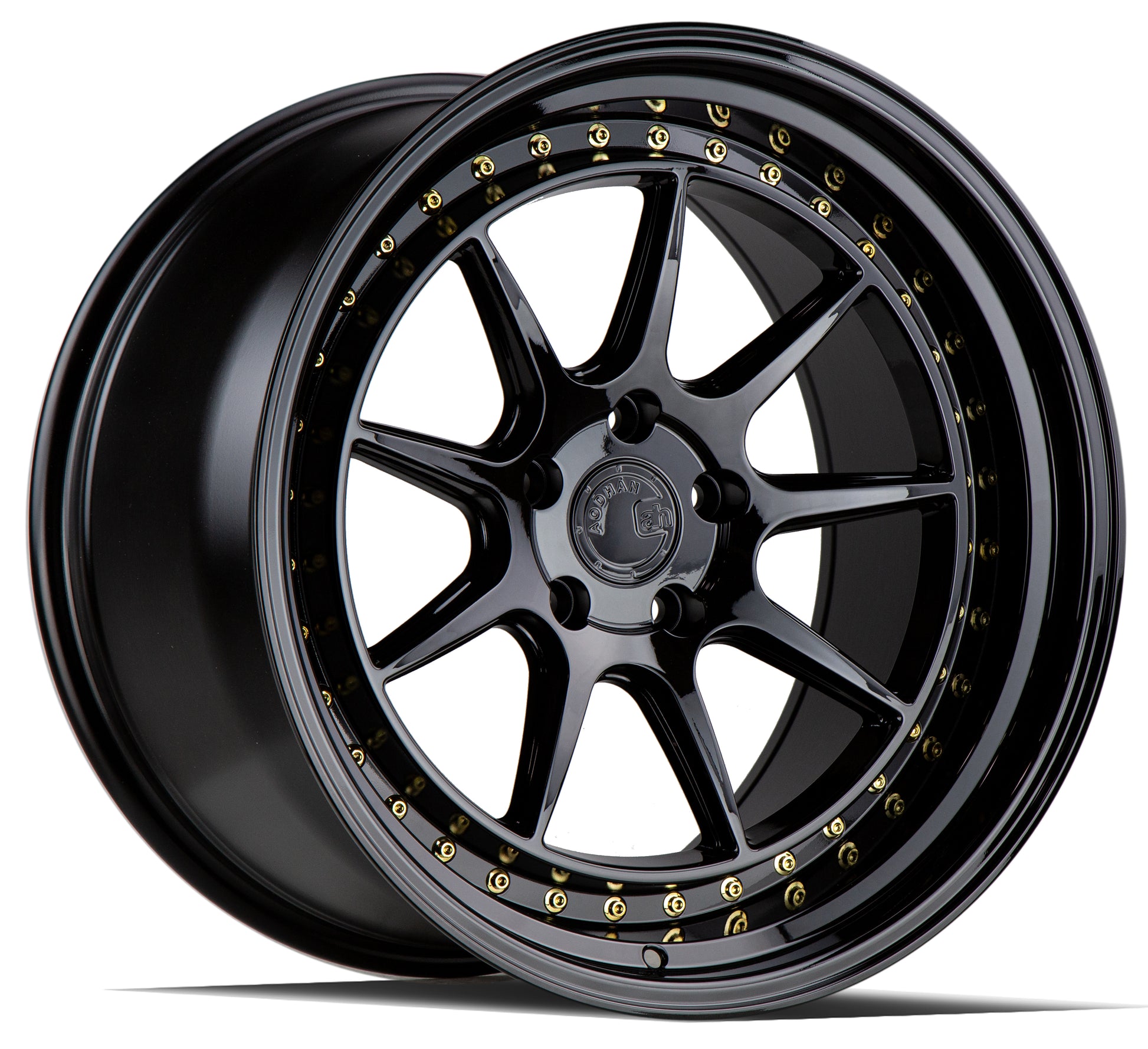 19x11 Aodhan DS-X gloss black lightweight semi-forged performance rim