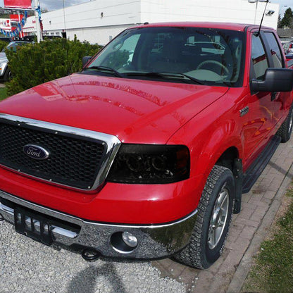 Dual Halo Projector Headlights W/ Led Installed Ford F150