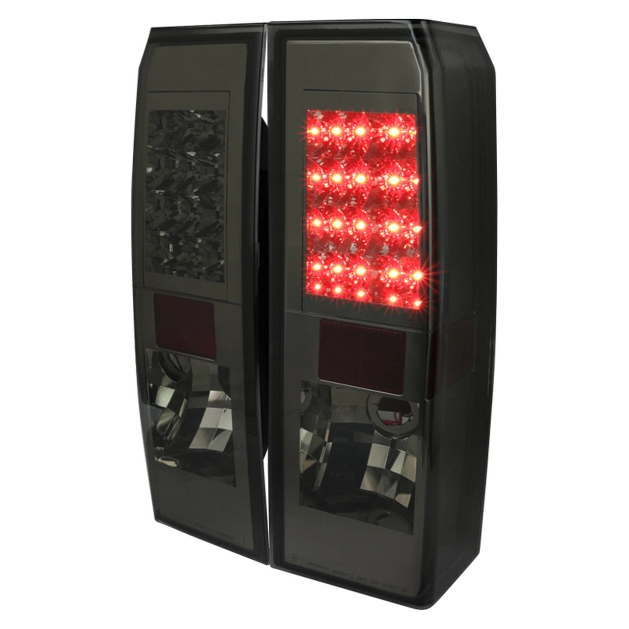 Spec-D 05-10 Hummer H3 Led Tail Lights Smoke