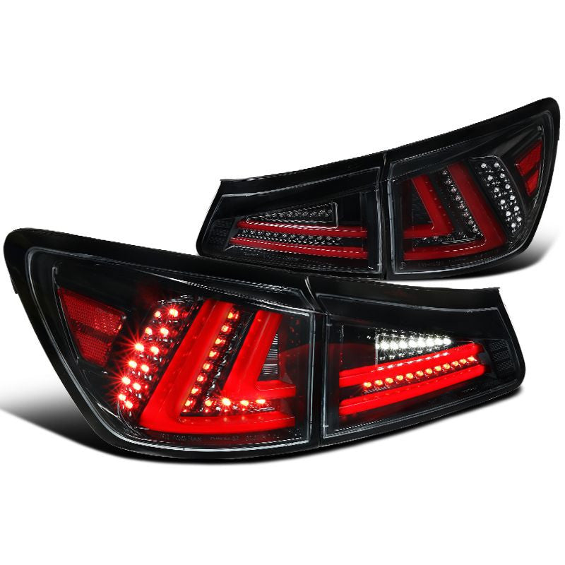 Spec-D 06-08 Lexus Is250 Led Tail Lights (LT-IS25006BKLED-TM)