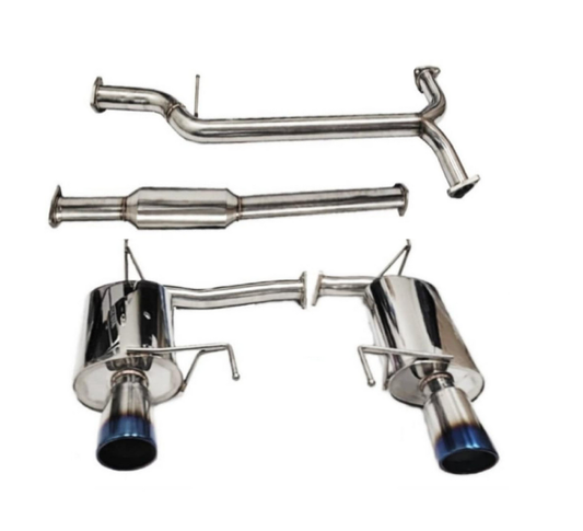 Tsudo 2003-07 Accord 7gen V6 Burnt Tip Catback Exhaust Sedan (20-9258-A)