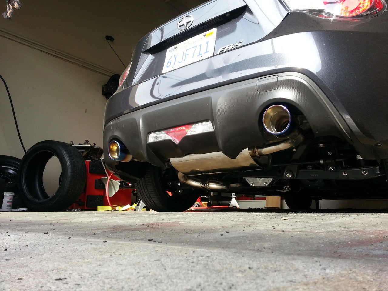 Tsudo 12+ FRS & Subaru Brz Downpipe + Dual Burnt Tip Catback Exhaust