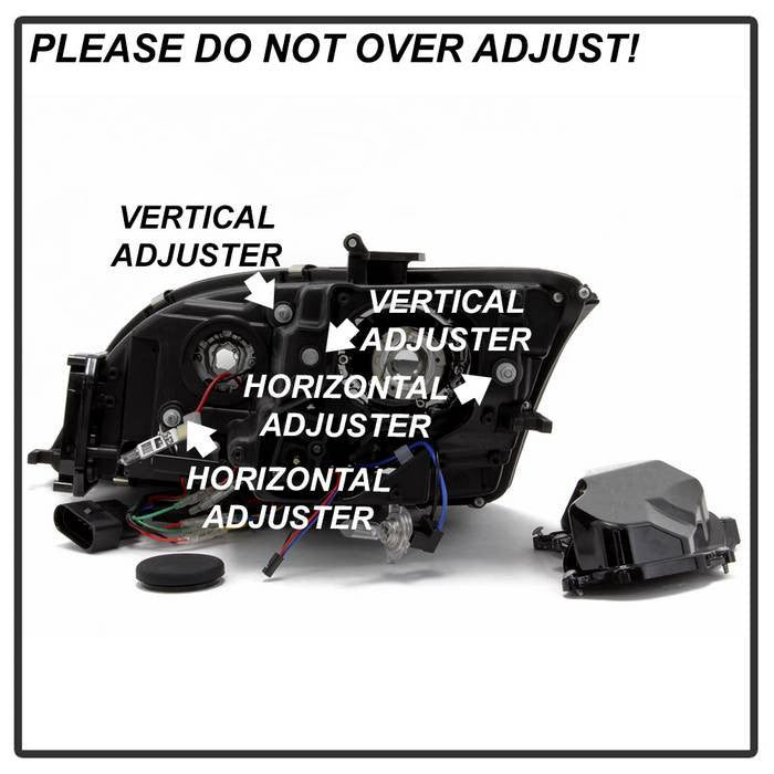 2014 Audi TT SEQ Signal Projector Black Headlight