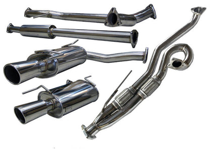 Tsudo Catless J-pipe Downpipe with Catback  Exhaust for Acura 2004